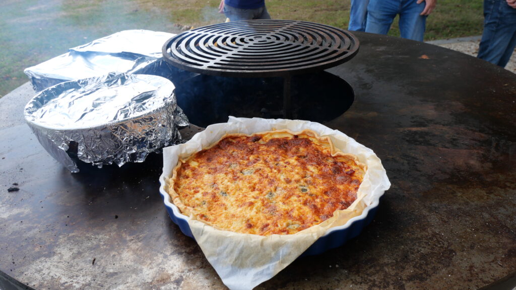 Une quiche bien dorée